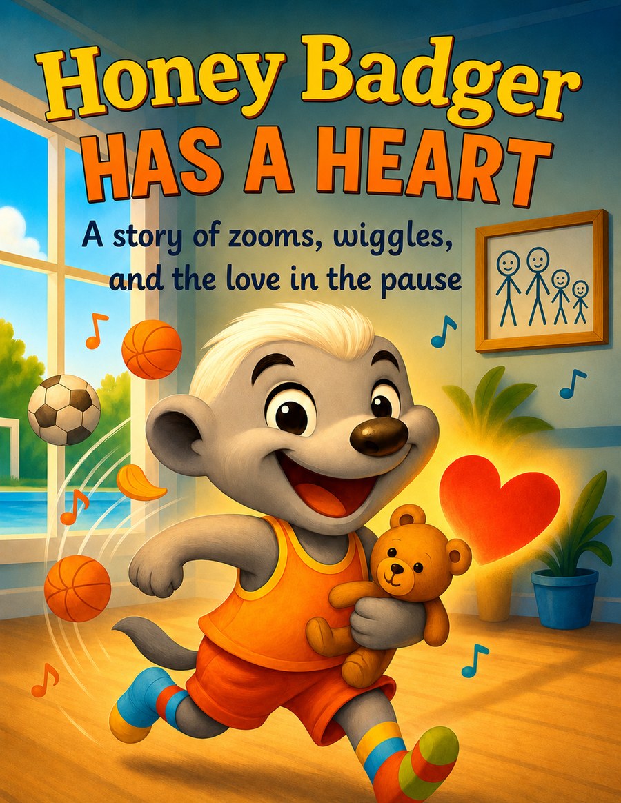 Cover of Honey Badger Has a Heart